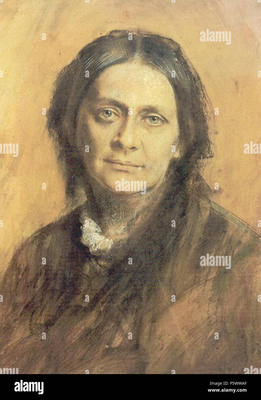 N/A. Clara Schumann (1819-1896) Deutsch : Die Pianistin und Komponistin Clara Schumann (Pastell von Franz von Lenbach) Anglais : pianiste et compositeur Clara Schumann par Franz von Lenbach . 1878/1879. N/A 351 1878 Clara Schumann Banque D'Images