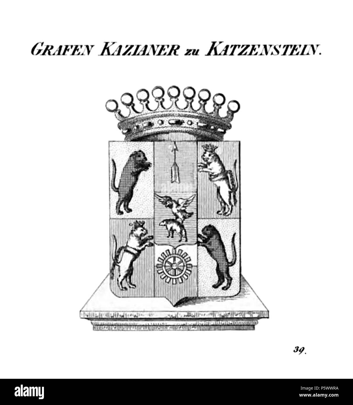 356 COA Kazianer Tyroff Katzenstein zu HA Banque D'Images