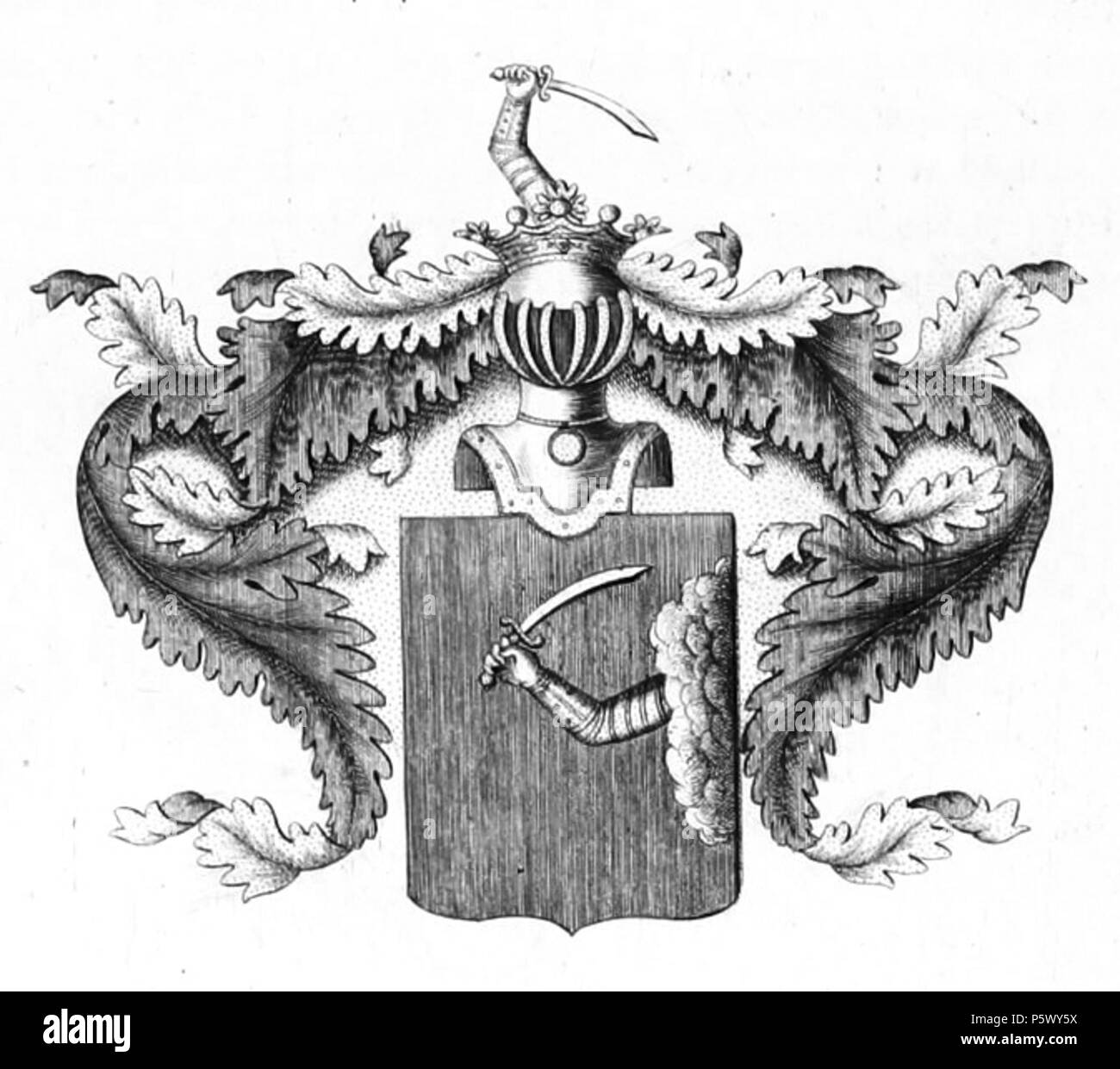 358 des armoiries de la famille (1798) Potemkiny Banque D'Images