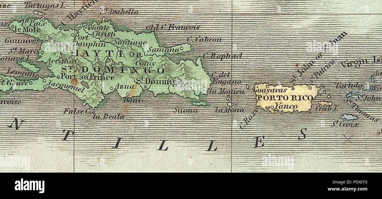 N/A. Anglais : domaine de Cofresi de 's communes : . 1827. Finley, Anthony, un nouveau Général Altas, comprenant un ensemble complet de cartes, représentant le Grand Divisions du globe, ainsi que les plusieurs empires, royaumes et états dans le monde ; compilation des meilleures autorités, et corrigée par les plus récentes découvertes, Philadelphie, 1827. 364 domaine de Cofresi Banque D'Images