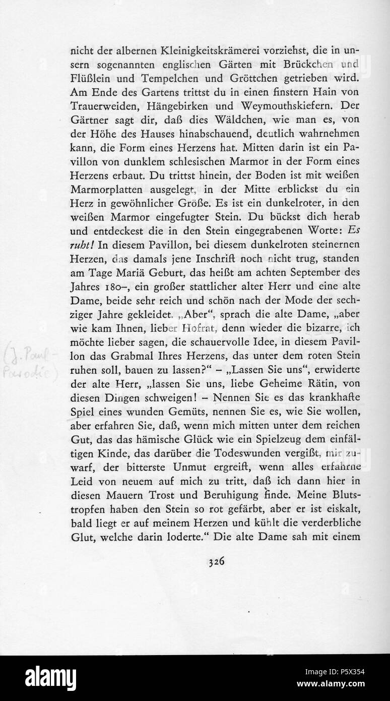 Das steinerne Herz. de : Dies ist ein Buch-Scan : fr : c'est un scan d'un roman : E.T.A. 490 Hoffmann E.T.A. Hoffmann - Das steinerne Herz 326 Banque D'Images