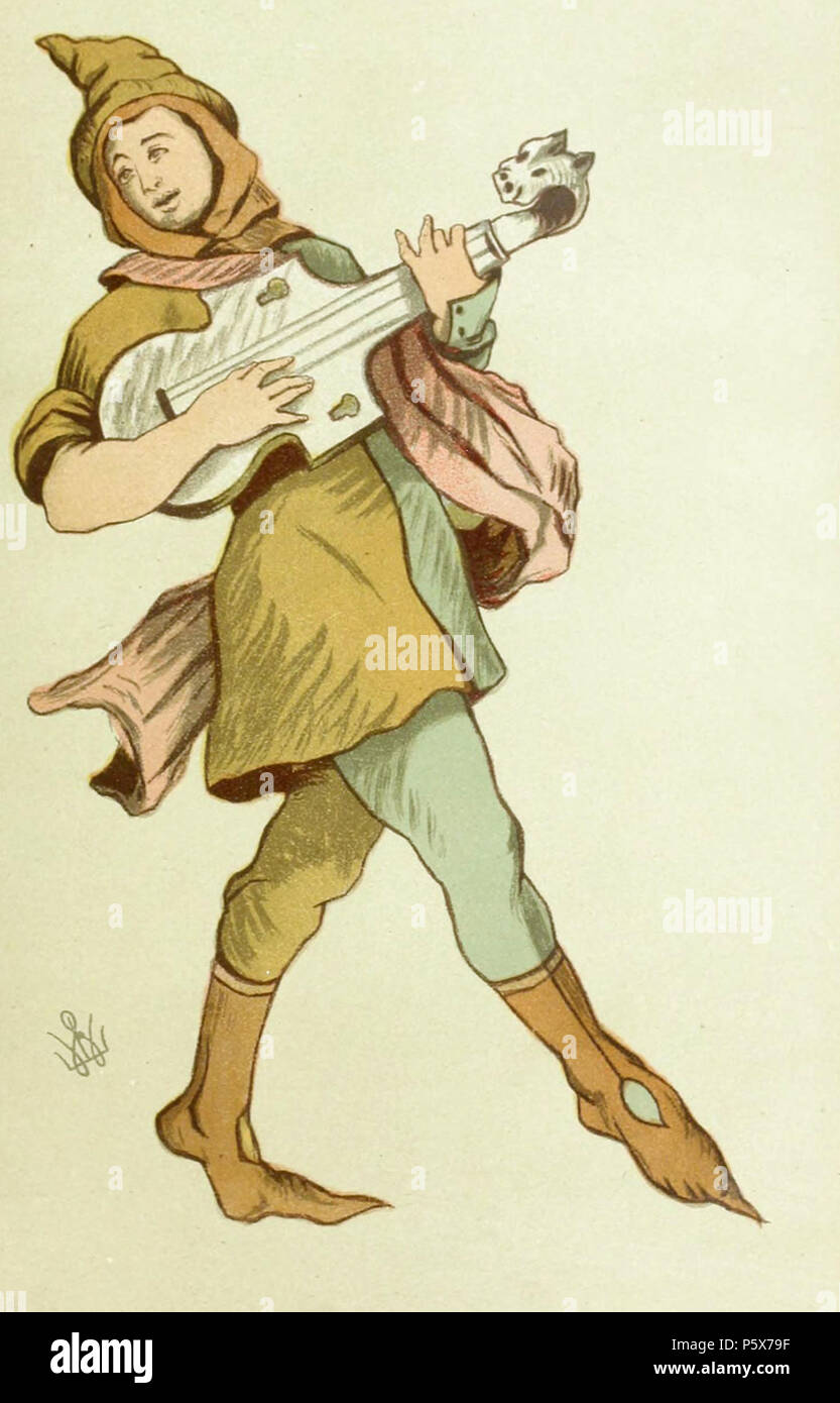 383 costumes d'époque d'Édouard I 1307 Banque D'Images