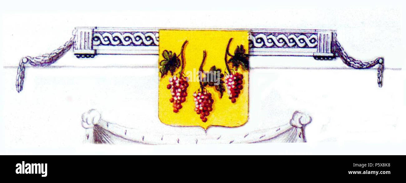 N/A. English : Coat of Arms de Izium de tha plan de ville (1787) : () ' ' 1787 : () ' ' 1787 . 1787. 356 de l'ACO Izium (carte, 1787) Banque D'Images