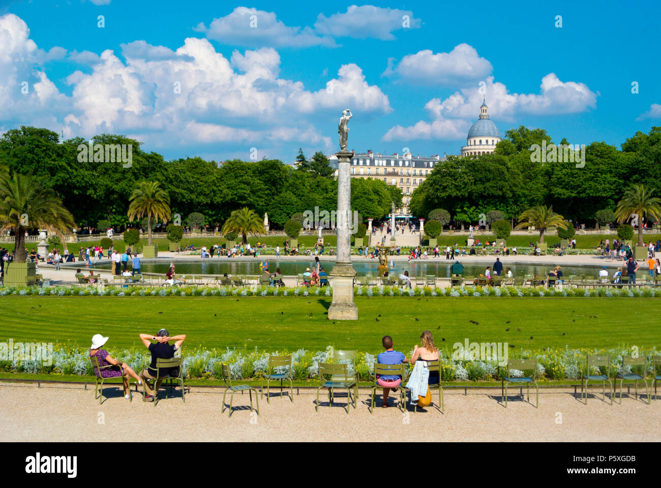 Jardin du Luxembourg, Jardin du Luxembourg, 6ème arrondissement, Paris, France Banque D'Images