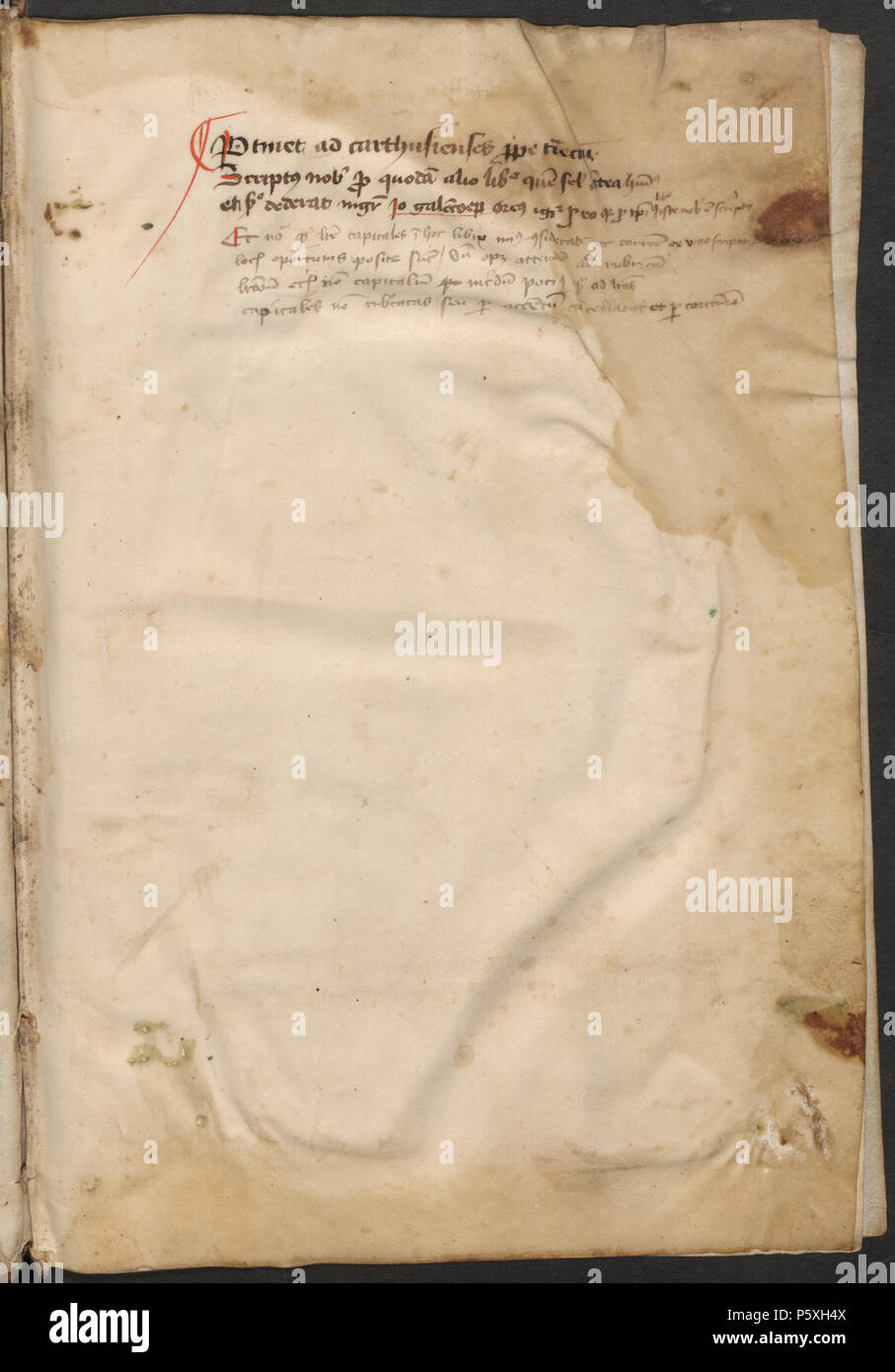 Confessiones . Nederlands : hs. 41, inscriptie Moerdrecht Hector van van. . Entre 1425 et 1430 circa circa. Augustin d'Hippone (354-430) Les noms alternatifs Augustinus ; Augustin d'Hippone, Augustin, saint Austin ; bienheureux Augustin, saint Augustin, saint Augustin, le saint évêque, théologien algérien Description, philosophe et saint Date de naissance/décès 13 Novembre 3548 août 430 Lieu de naissance/décès Thagaste Hippo Regius contrôle d'autorité : Q8018 VIAF:66806872 ISNI:0000 0001 2137 6443 ULAN:500104317 RCAC:n:NLA80126290 35010207 374 WorldCat Confessiones-UBU Hs. 41-Inscripti Banque D'Images