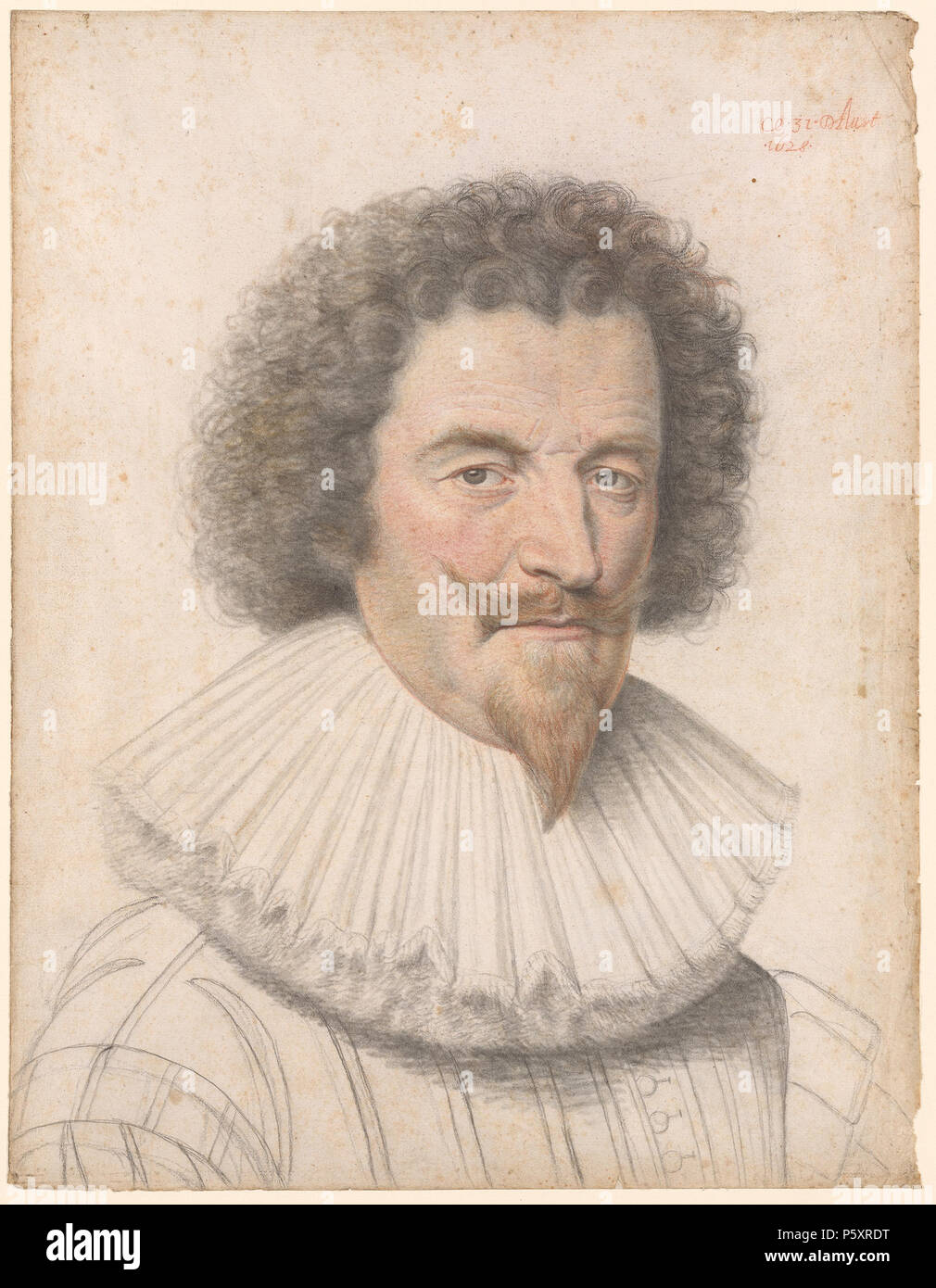 N/A. Anglais : Portrait d'un gentilhomme de la cour de France par Daniel Dumonstier, 1628, noir, rouge, jaune et blanc de craie, de la Morgan Library & Museum . 1628. Daniel Dumonstier 486 Portrait d'un gentilhomme de la cour de France par Daniel Dumonstier, 1628 Banque D'Images