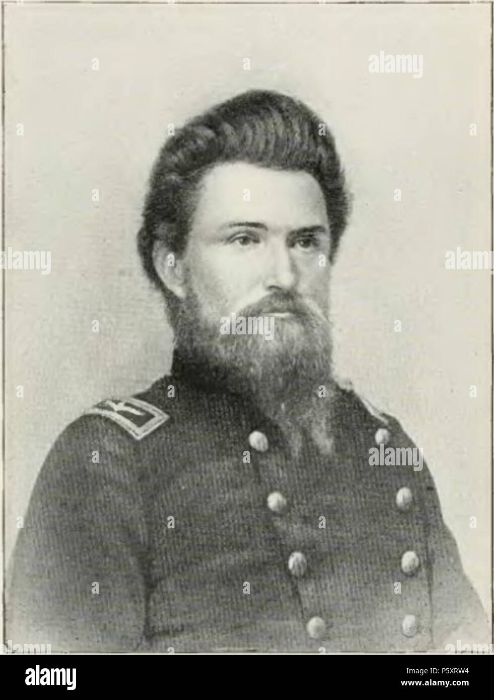 N/A. Illustration de l'histoire de l'Iowa à partir de la première fois au début du vingtième siècle . 1903. Publié dans les travaux mentionnés ci-dessus, qui a été par Benjamin F. Gue 368 Le colonel Henry C. Caldwell - Histoire de l'Iowa Banque D'Images