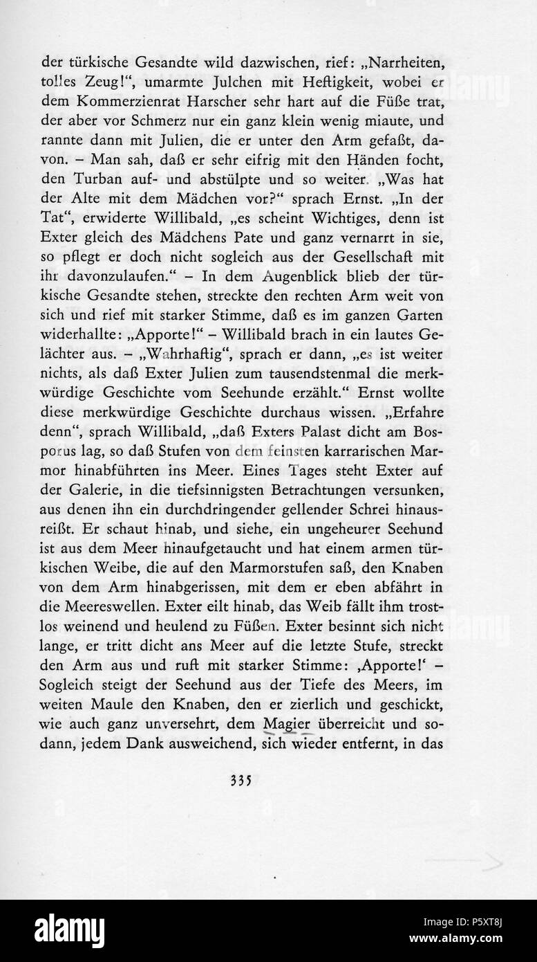 Das steinerne Herz. de : Dies ist ein Buch-Scan : fr : c'est un scan d'un roman : E.T.A. 490 Hoffmann E.T.A. Hoffmann - Das steinerne Herz 335 Banque D'Images