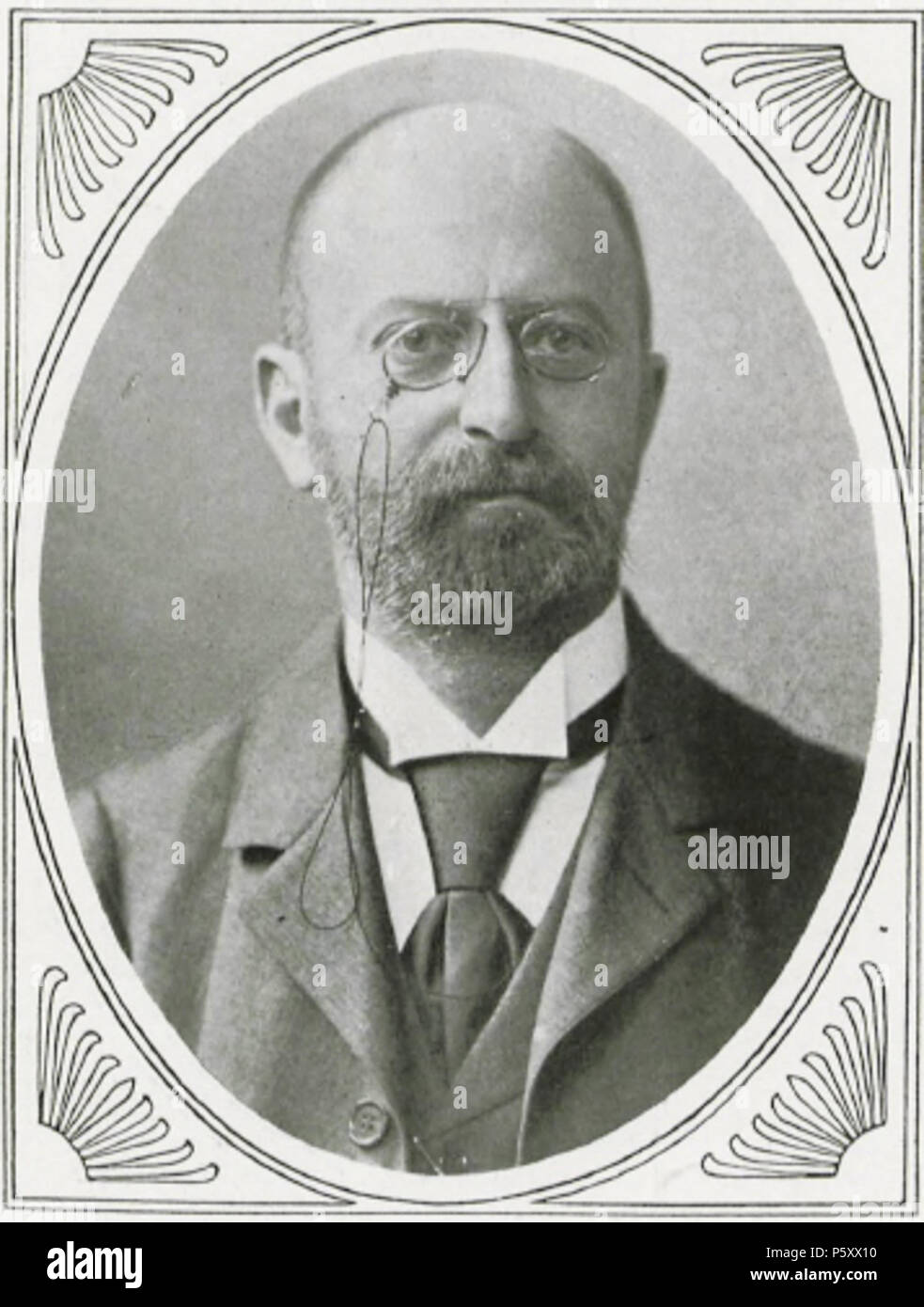 N/A. Deutsch : Edmund moindre (1852-1918), Deutscher Dermatologe. 1904. Unbekannter Fotograf der rusty nail. (BerlLeben 493 Edmund moindre 1904-10) Banque D'Images