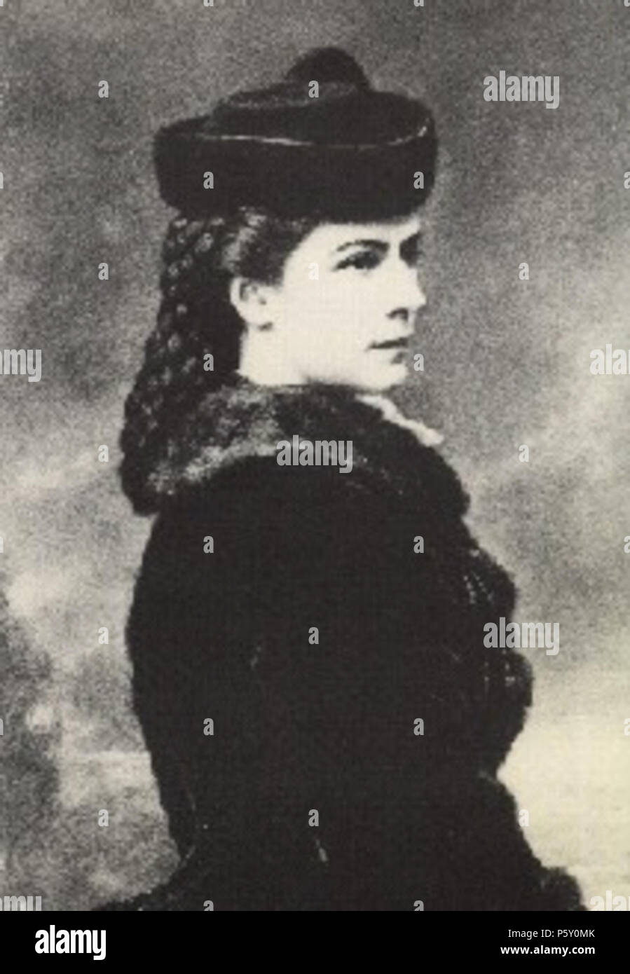 N/A. Anglais : Portrait de l'Impératrice Elisabeth d'Autriche (1837-1898) . 1870. N/A 505 Elisabeth Banque D'Images