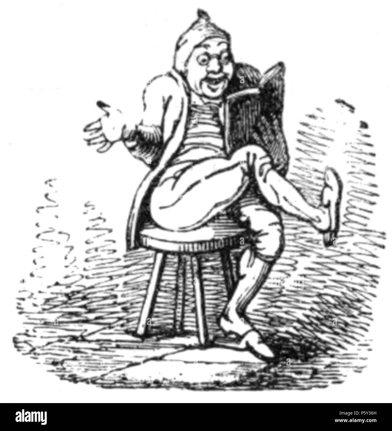 Anglais 392 caricaturistes, 1893 - Elf Banque D'Images