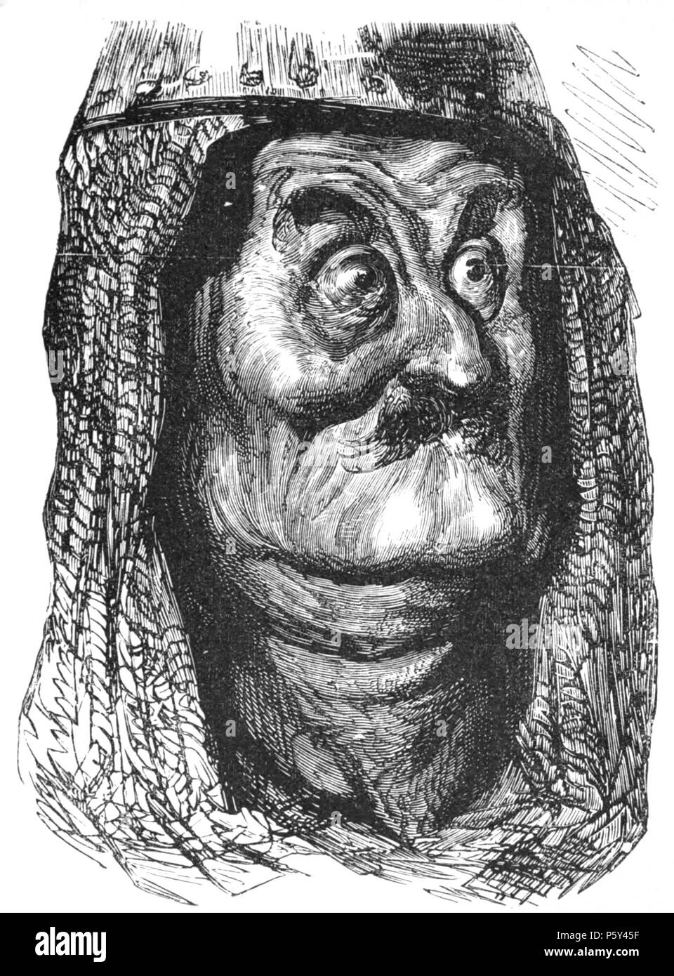 Anglais 515 caricaturistes, 1893 - Le Sergent-de-la-Justice Taupin Banque D'Images