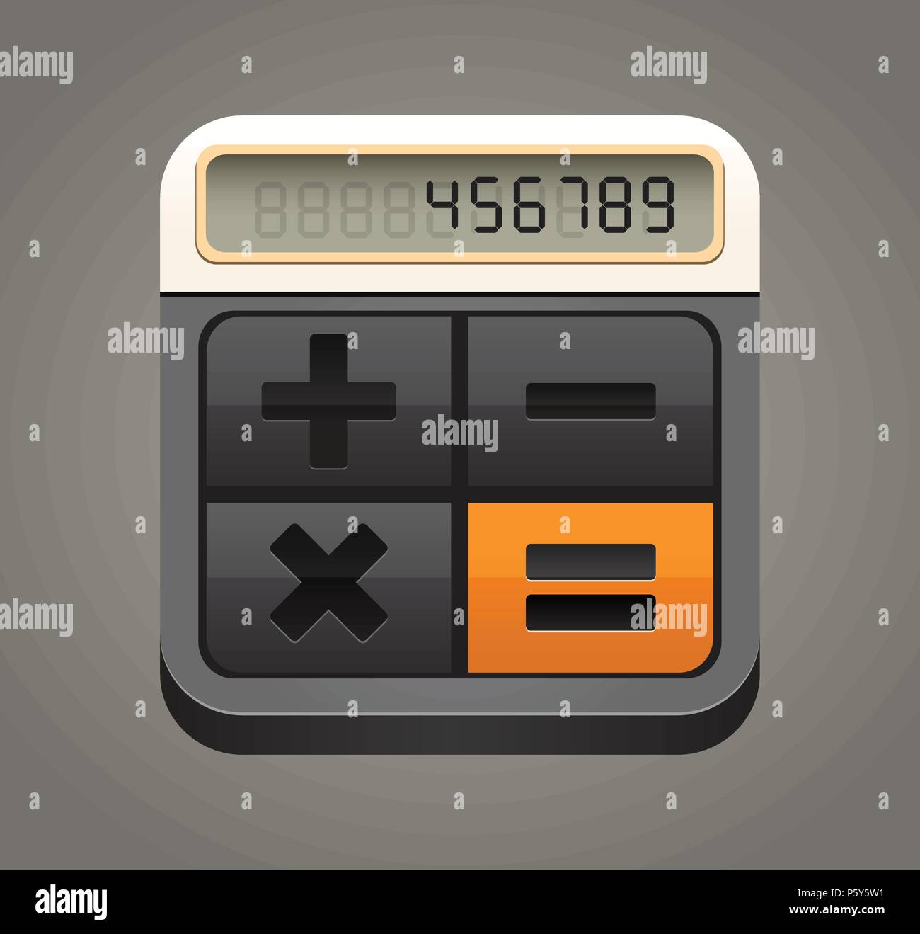 Vector illustration d'icône Calculatrice Illustration de Vecteur