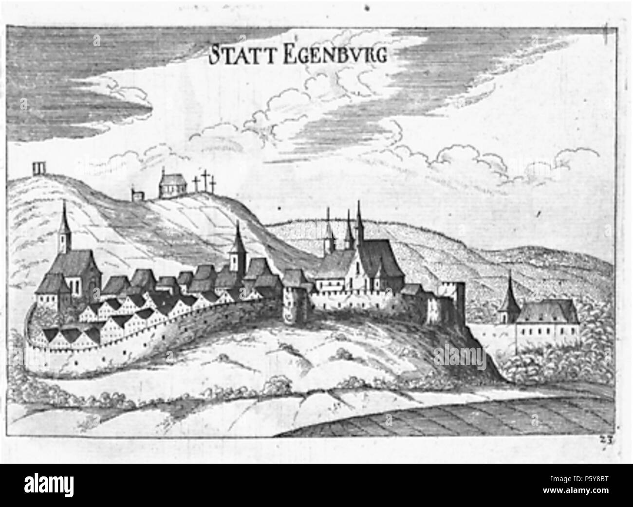 496 Eggenburg, Basse Autriche Georg Vischer Mätthaus Banque D'Images