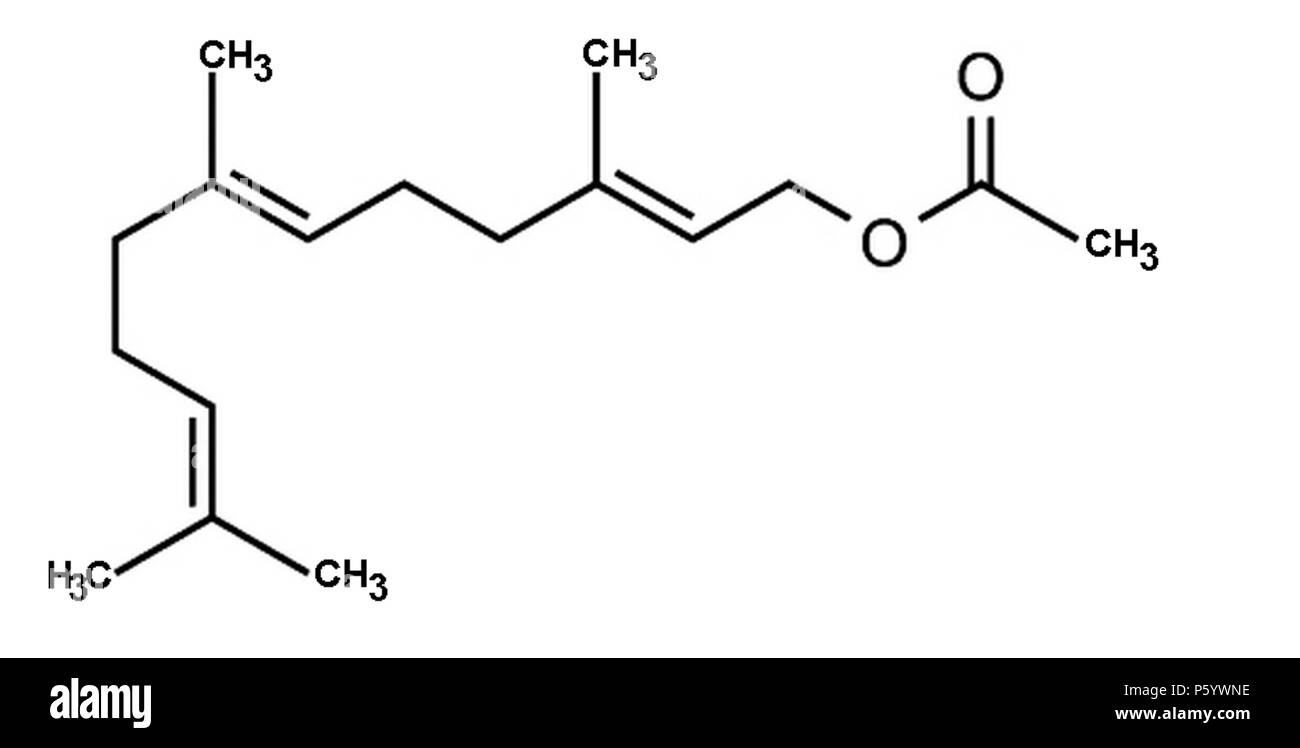 549 Acétate de Farnesyl Bedoukian Banque D'Images