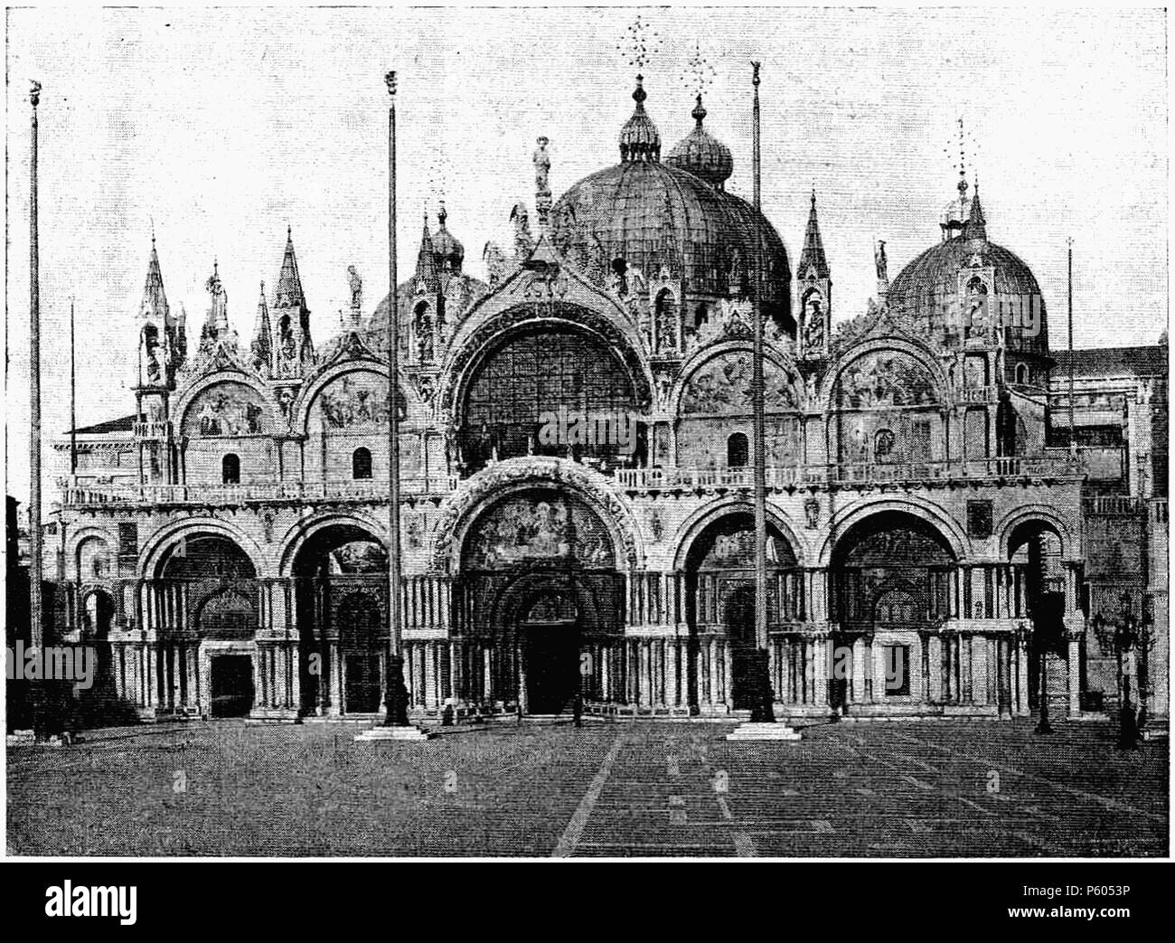 398 D043 - église saint-Marc à Venise - liv3-Ch07 Banque D'Images