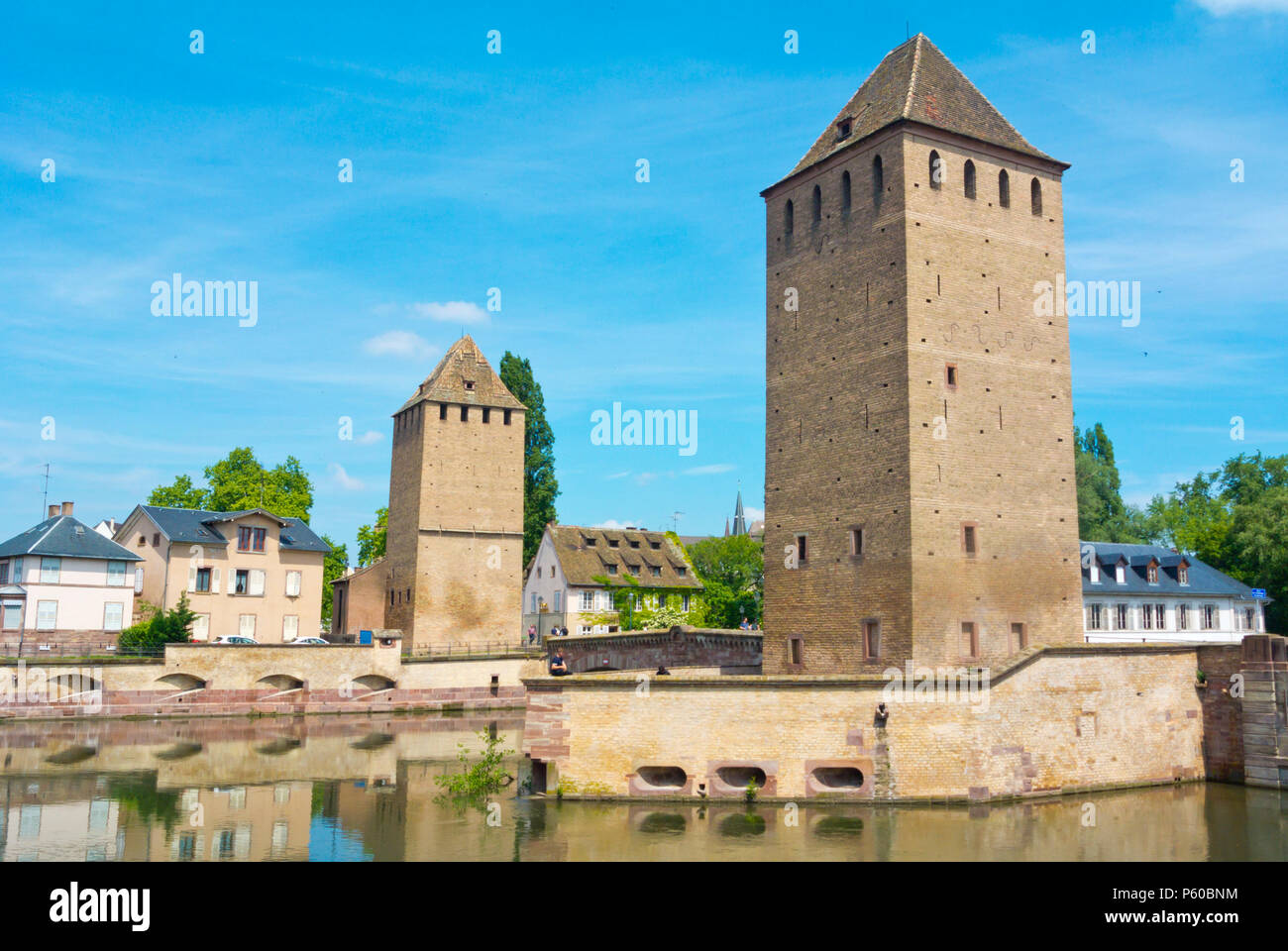 Ponts Couverts, La Petite France, Strasbourg, Alsace, France Banque D'Images