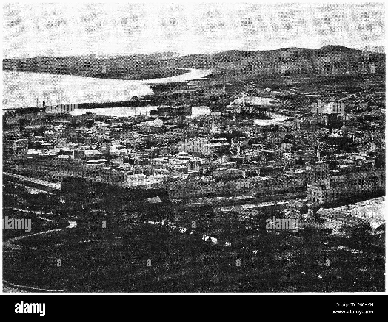 402 D427- bône, vue prise du site d'Hippone - Liv4-Ch03 Banque D'Images