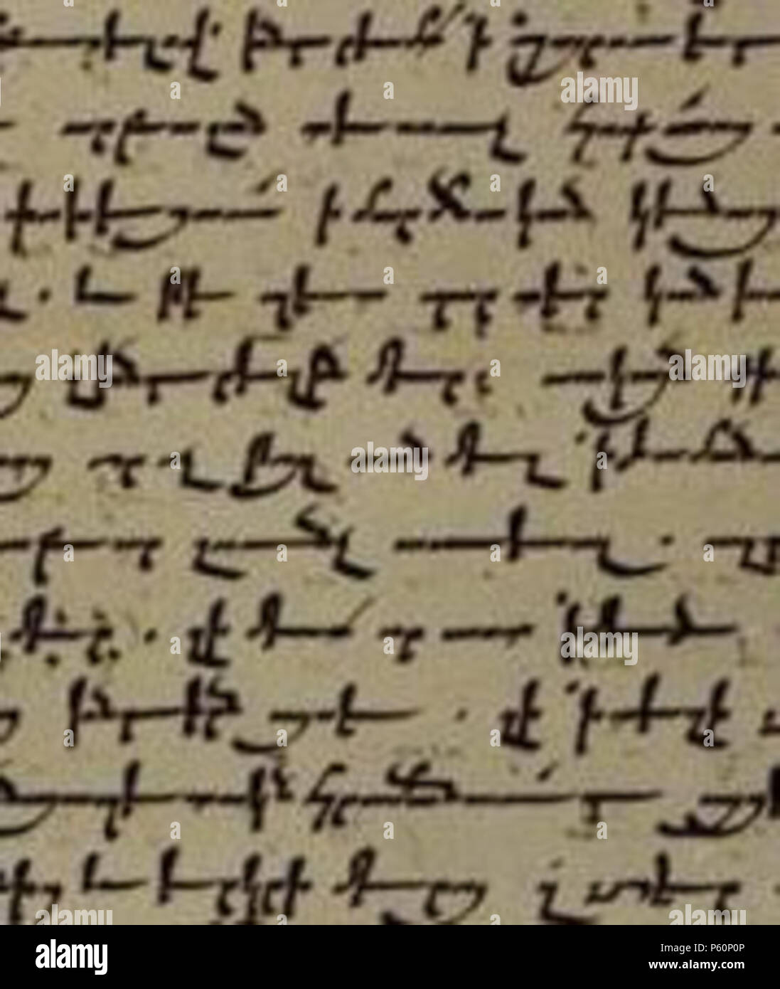 N/A. Համախօսականը ուղղուած Հայերեն : Ակնցիների Աբրահամ Կրետացի կաթողիկոսին . 1734. Inconnu 124 document arménien2, 1734 Banque D'Images