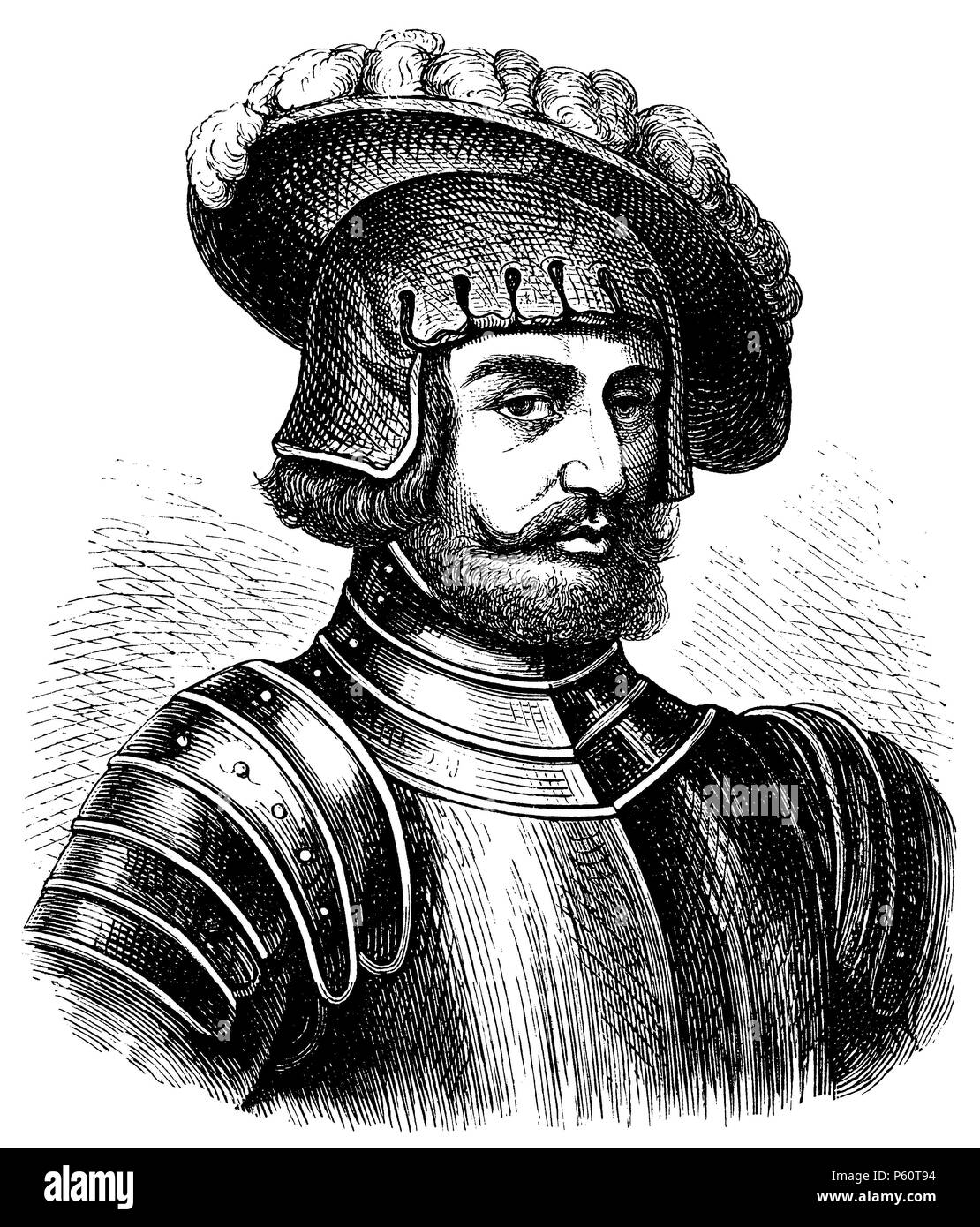 Albrecht Achilles, Électeur de Brandebourg (né 1414, décédé 1486), Banque D'Images