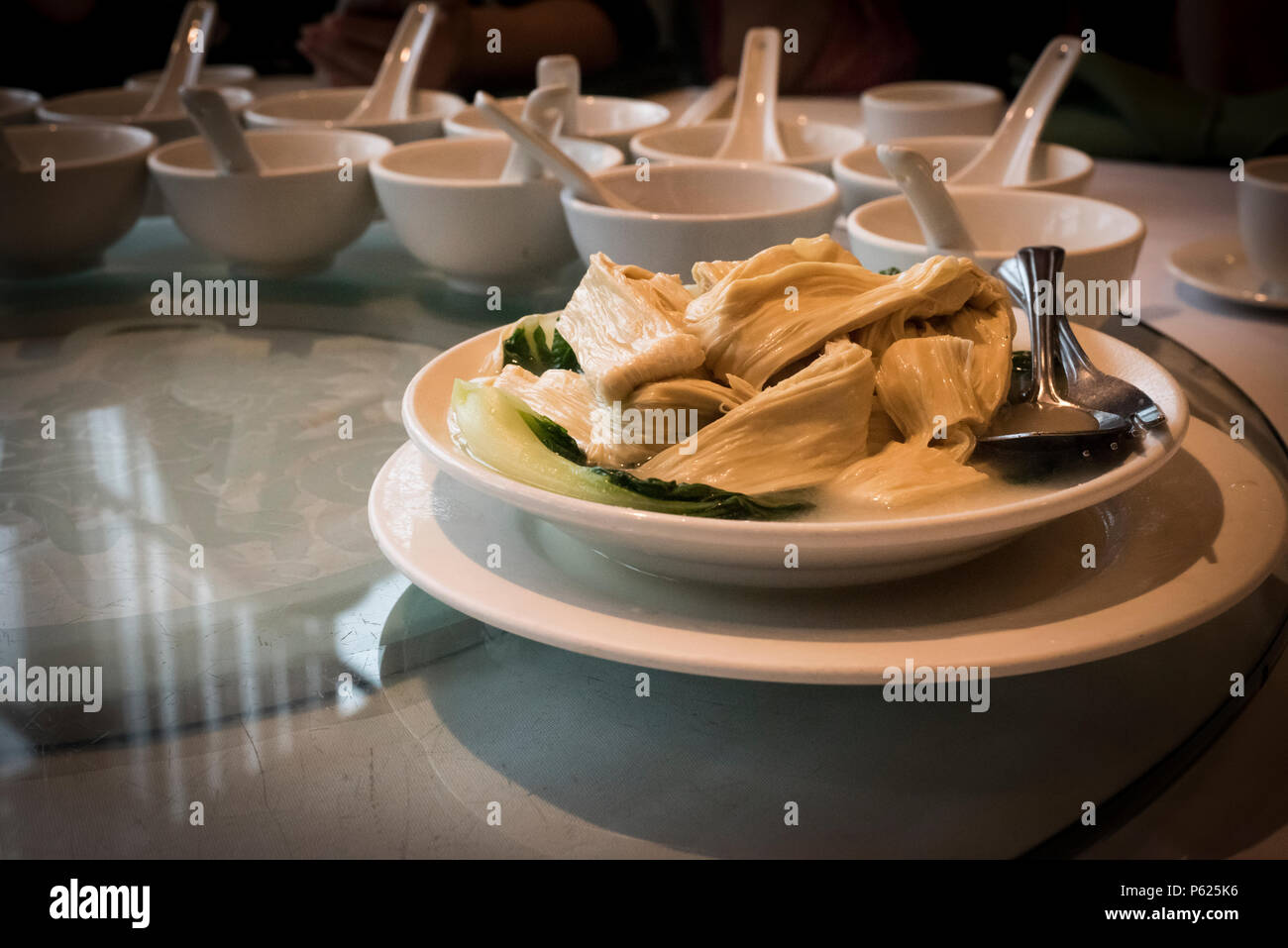 Images Closup de cuisine chinoise servi au restaurant Banque D'Images