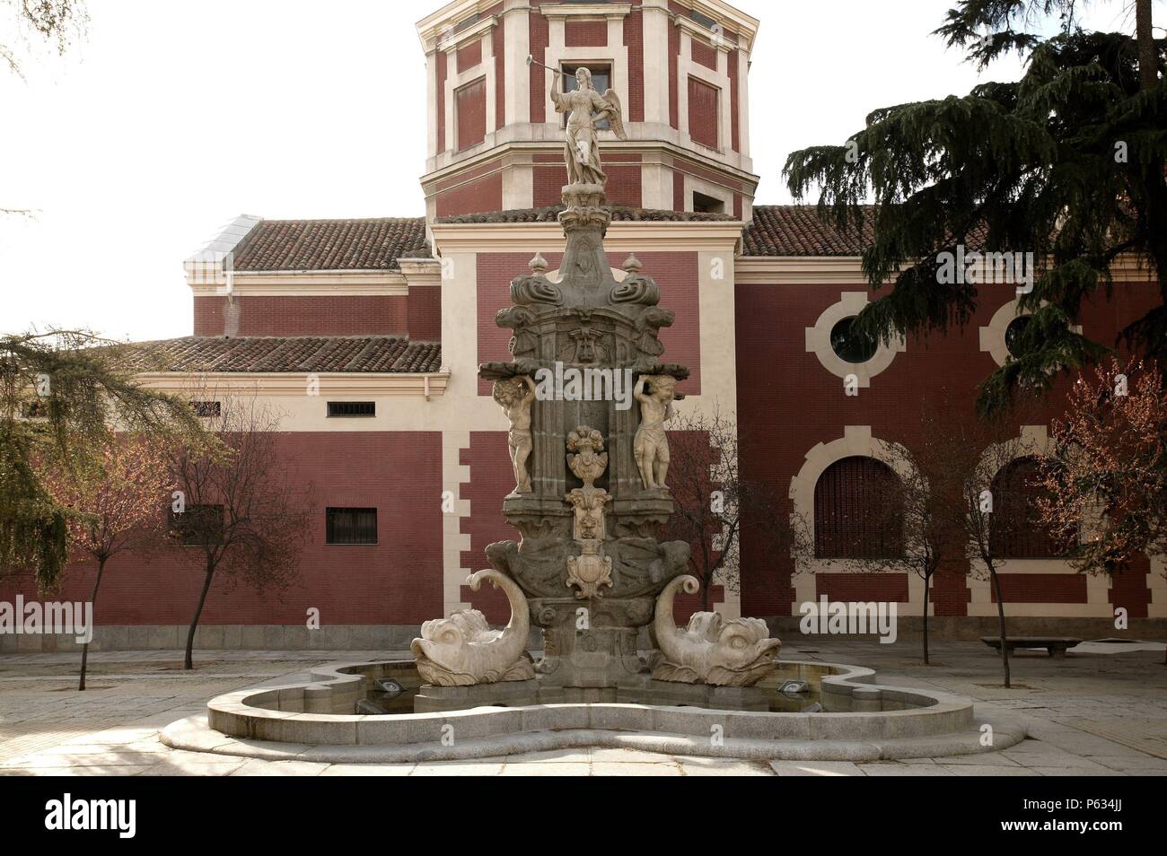Musée MUNICIPAL DE MADRID, MUSÉE DE L'histoire réelle. EDIFICIO DEL REAL HOSPICIO DE SAN FERNANDO (CALLE FUENCARRAL 76). ARQUITECTO : PEDRO DE RIBERA. ESTILO BARROCO. Banque D'Images