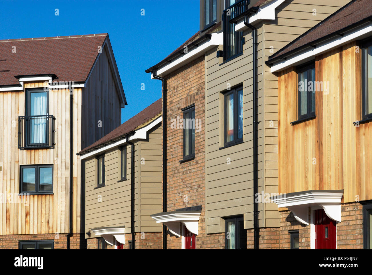 Logement à l'Orchard Park Development, Cambridge, Royaume-Uni Banque D'Images