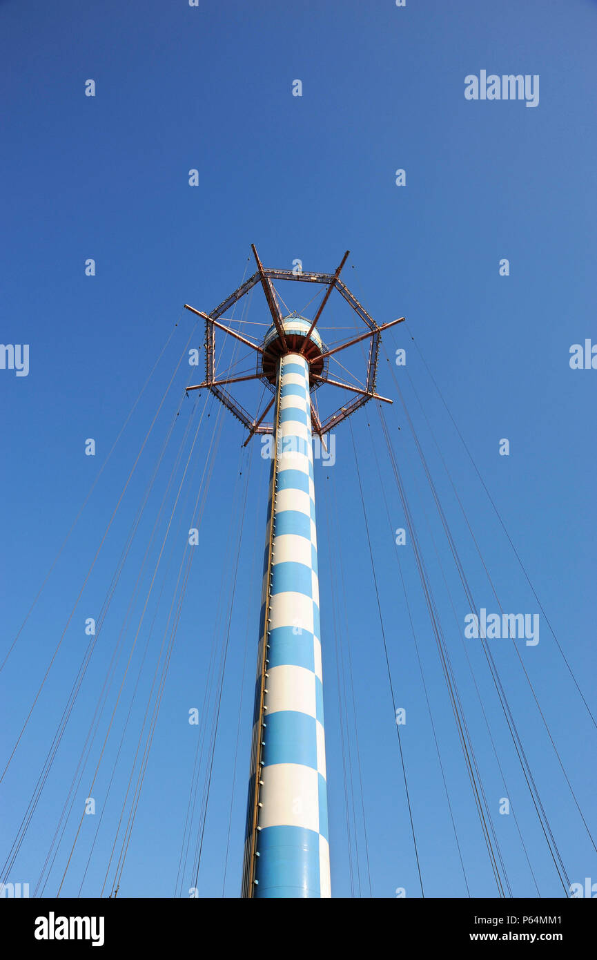 En gondole, parc de Chaoyang, Beijing, Chine orientale Banque D'Images