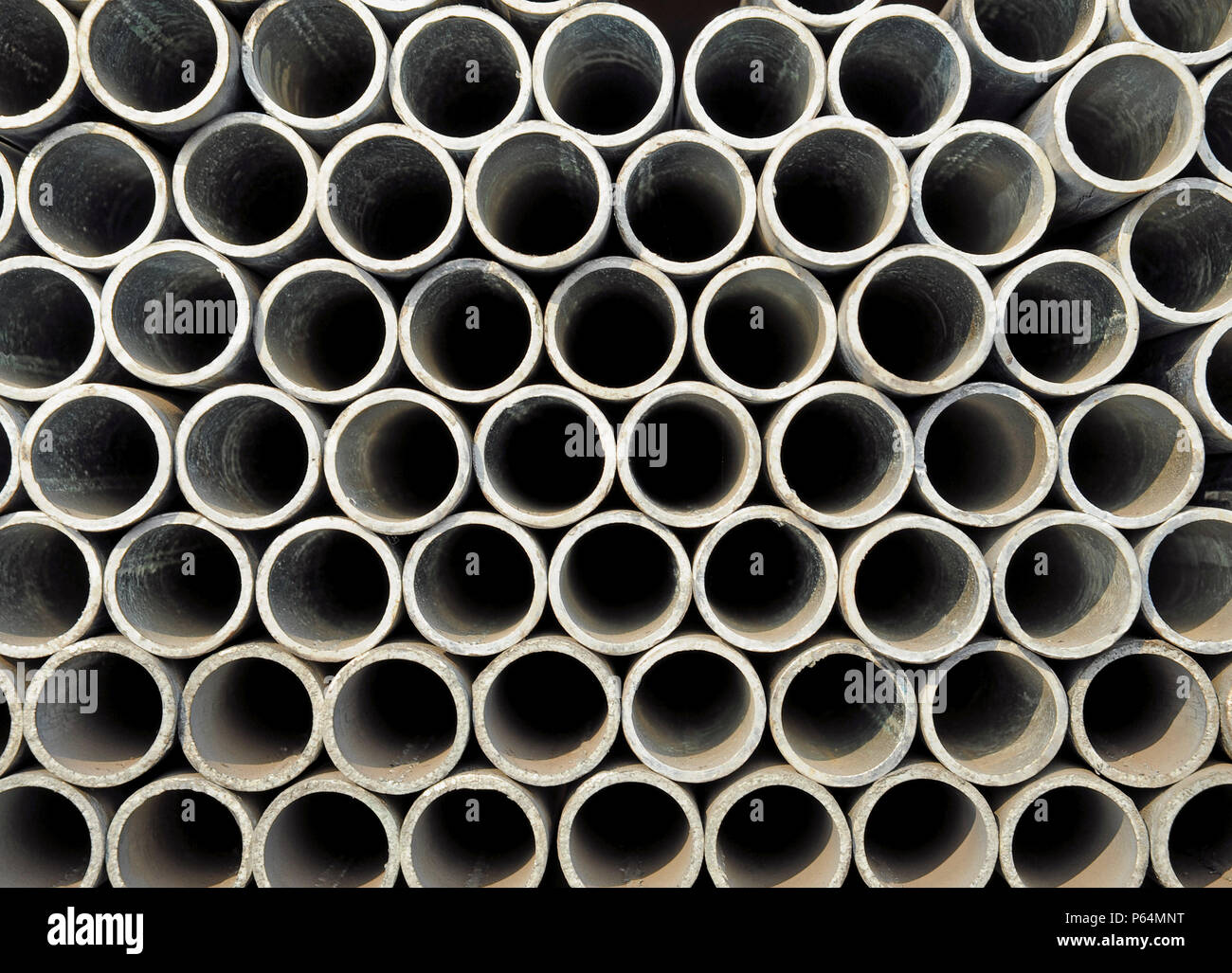 Tuyauterie sur la vente à un marché de produits de construction, l'est de Beijing, Chine Banque D'Images