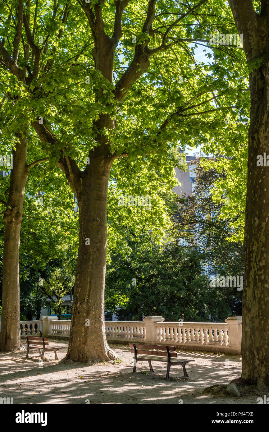 Jardin Darcy DIJON Côte-d'Or Bourgogne-Franche Comte-France Banque D'Images