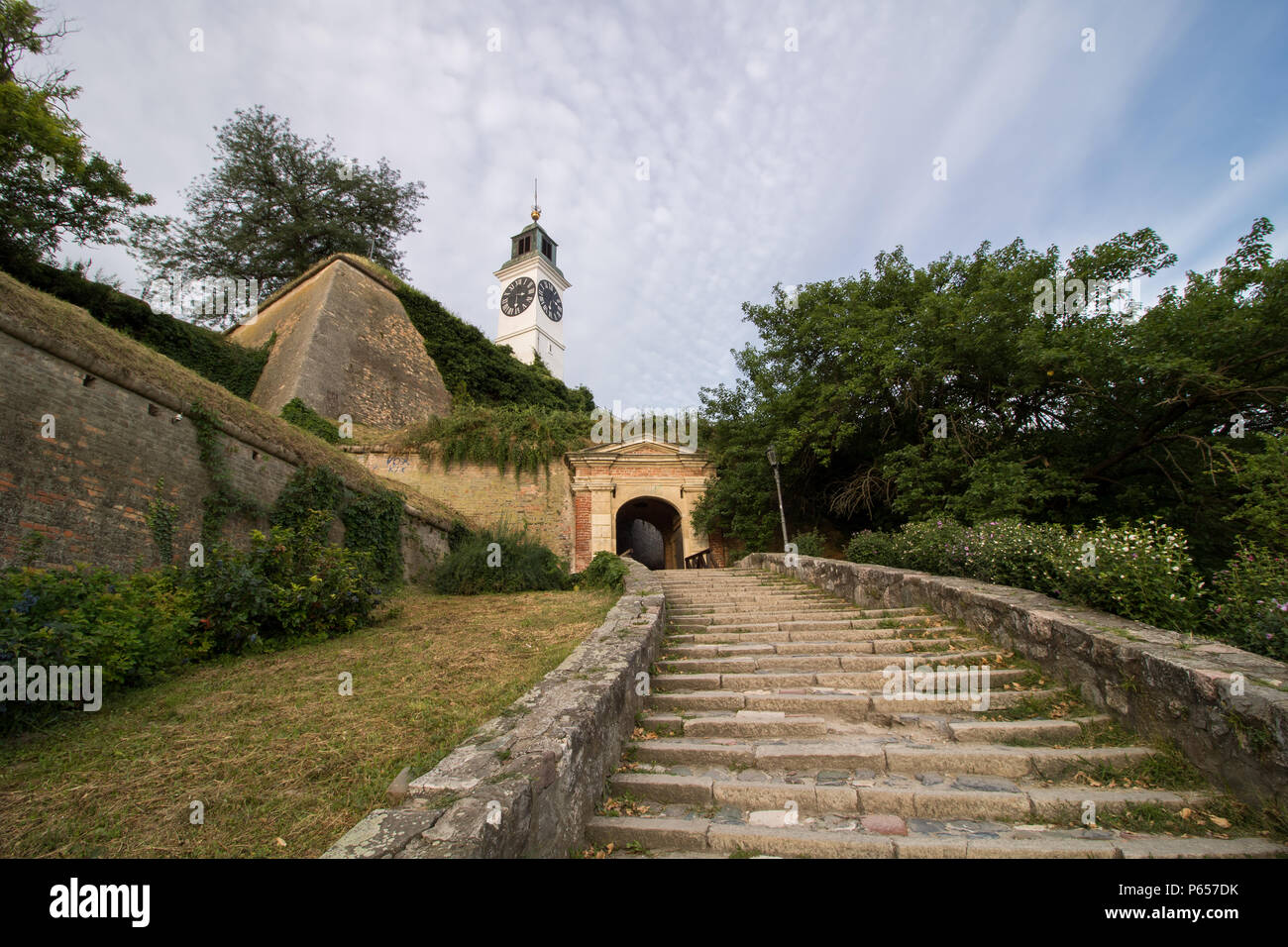 La forteresse de Petrovaradin à Novi Sad, Serbie Banque D'Images