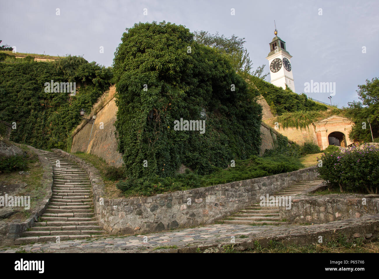 La forteresse de Petrovaradin à Novi Sad, Serbie Banque D'Images