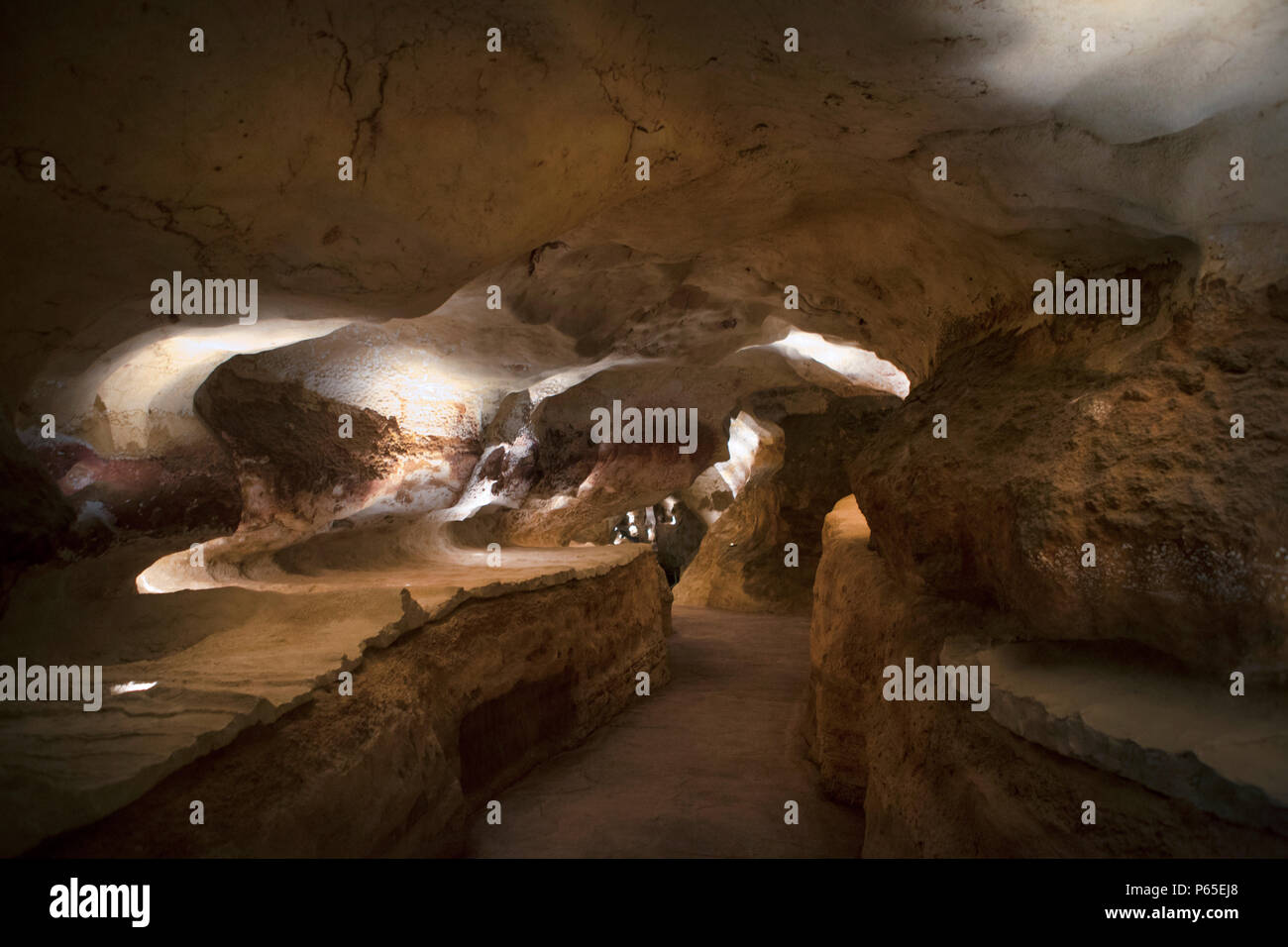 Lascaux IV - Montignac-Lascaux Centre International d'art Cave Fin des travaux. Presque une copie complète de la grotte originale (2016/10/24) Banque D'Images
