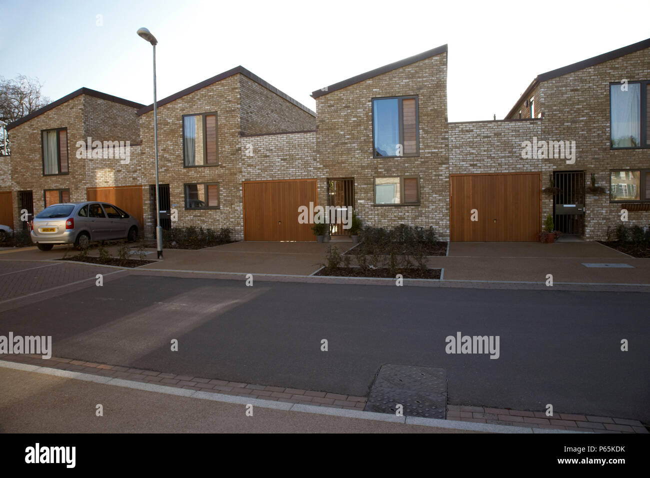 Nouveau développement résidentiel, Cambridge, Royaume-Uni Banque D'Images