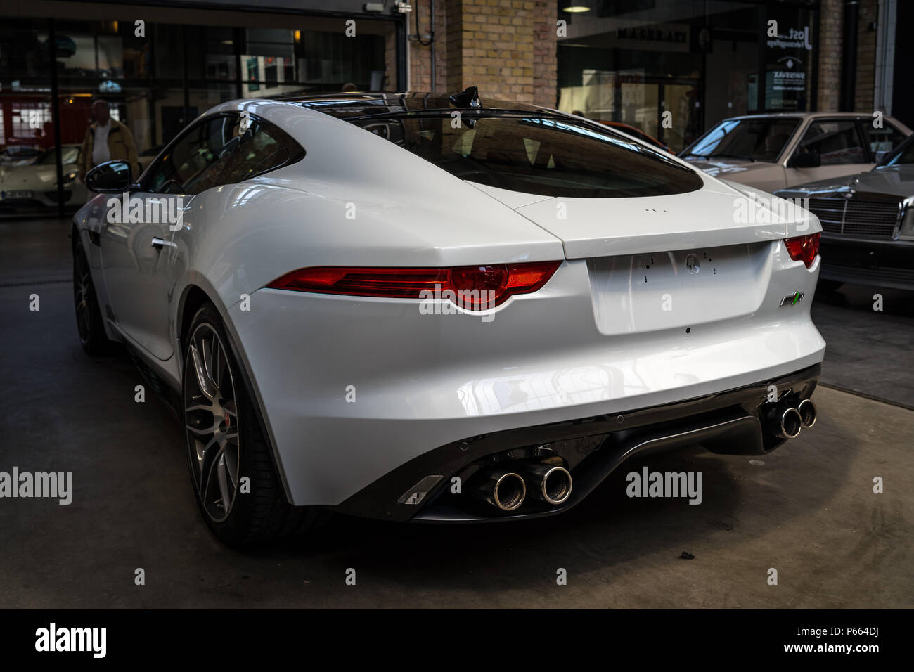 Berlin Mai 06 2018 Voiture De Sport Jaguar F Type Vue