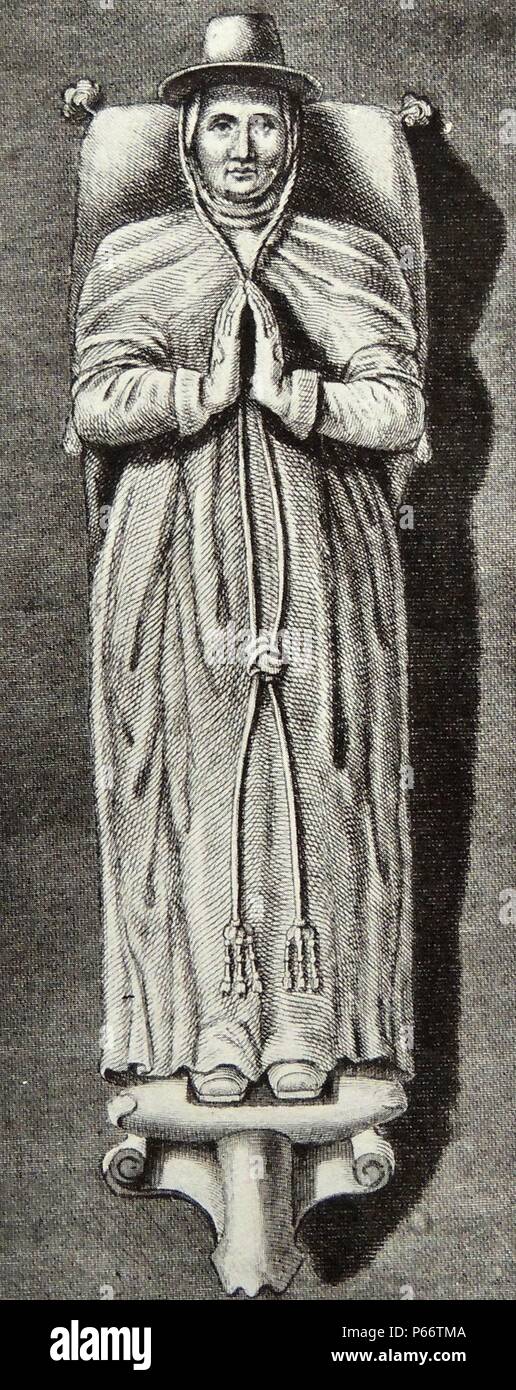 Henry Beaufort (ch. 1374 - 11 avril 1447) l'anglais médiéval ecclésiastique, évêque de Winchester, une anomalie à être à la fois un évêque et un membre de la maison royale des Plantagenêt et Cardinal. Banque D'Images