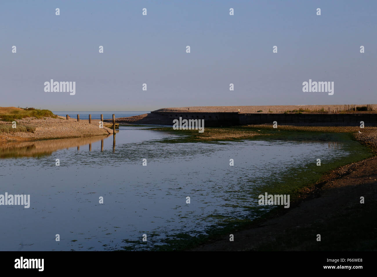 Cuckmere river vers sea Banque D'Images