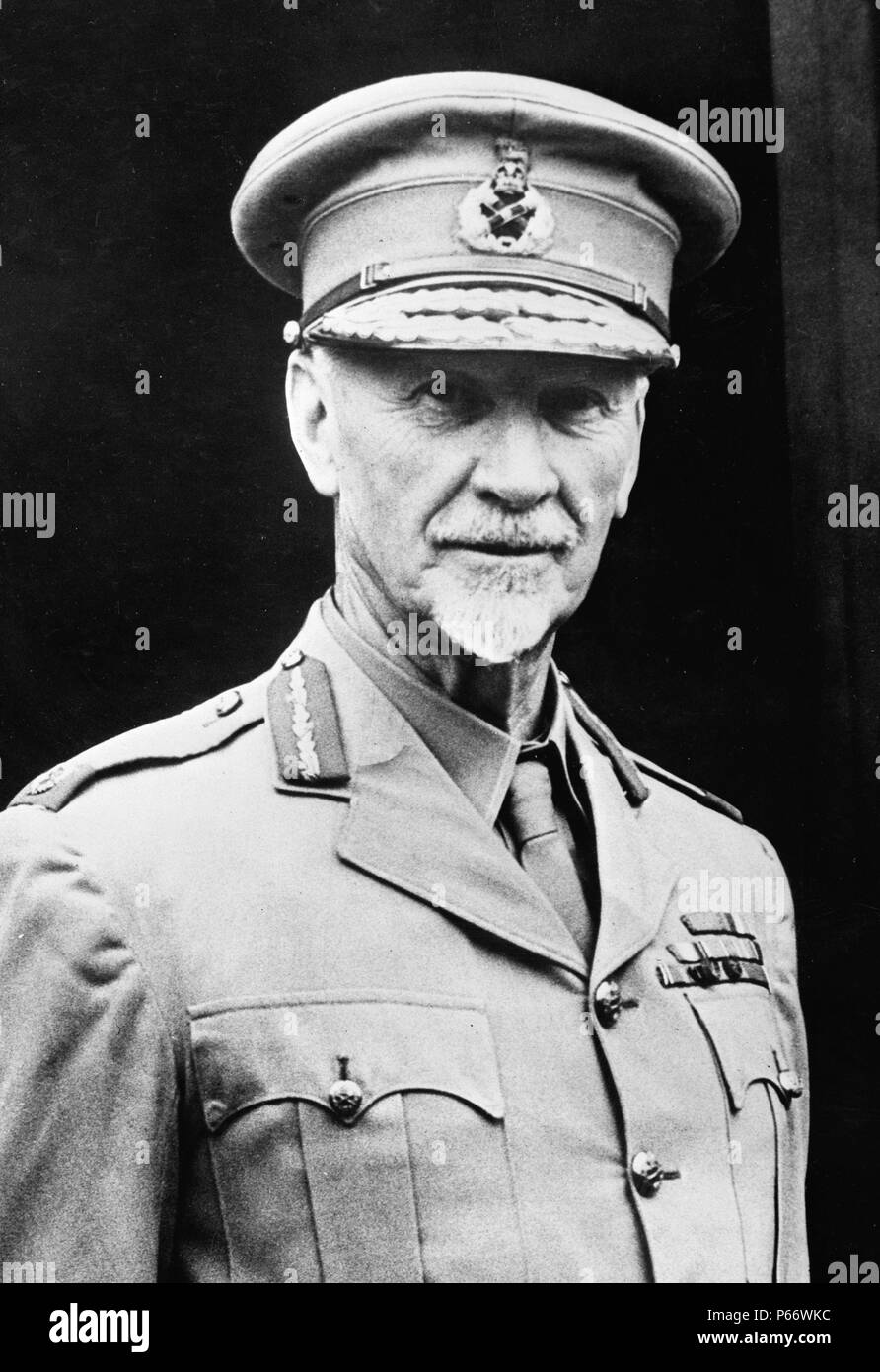 Jan Christiaan Smuts, (1870-1950) Un éminent du Commonwealth britannique et sud-africain, plus de chef militaire et philosophe. En plus de la tenue de divers postes au sein du cabinet, il a été Premier Ministre de l'Union sud-africaine de 1919 à 1924 et de 1939 à 1948. Banque D'Images