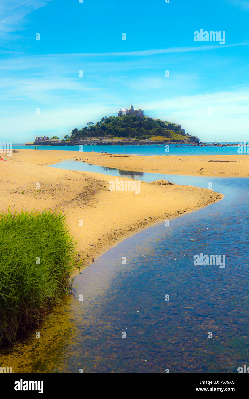 St Michael's Mount à Marazion à Cornwall Banque D'Images