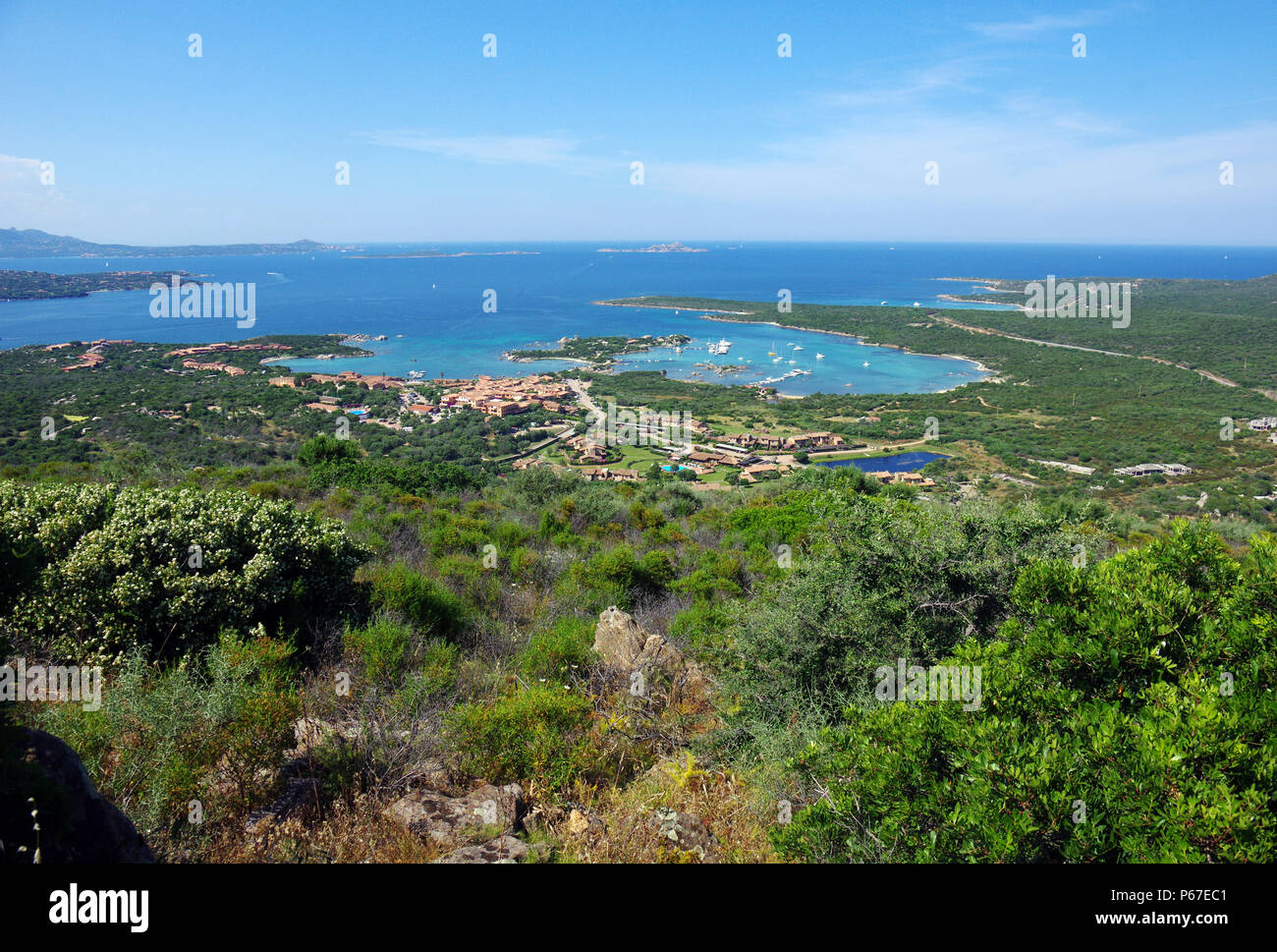 Golfo Aranci, SARDAIGNE, le golfe de Marinella Banque D'Images