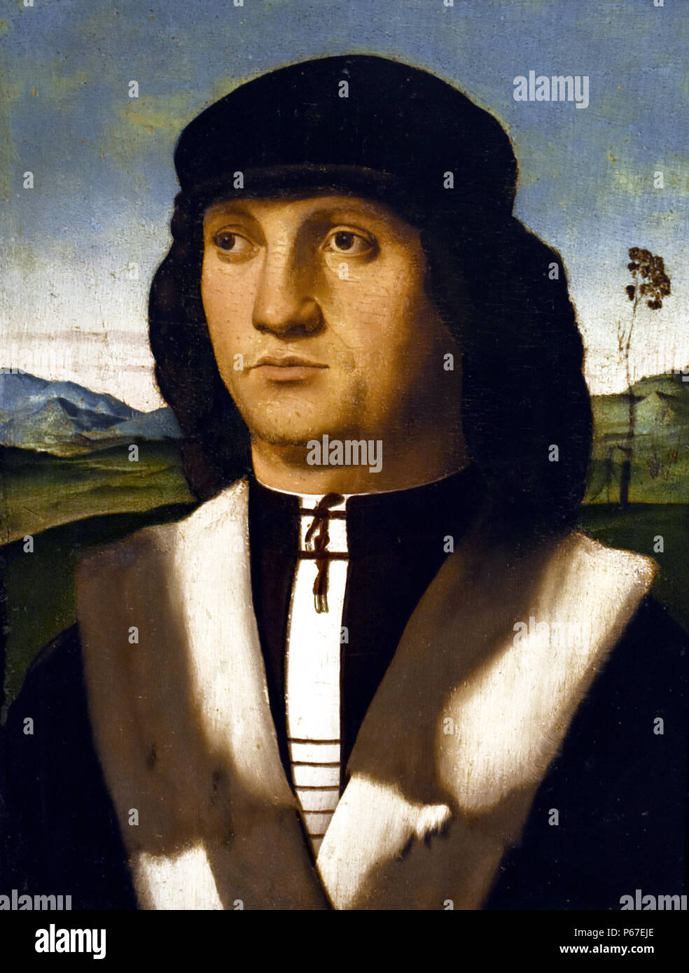 Portrait par Marco Basaiti virils, Venise, 1470 - 1530 L'Italie, l'italien Banque D'Images