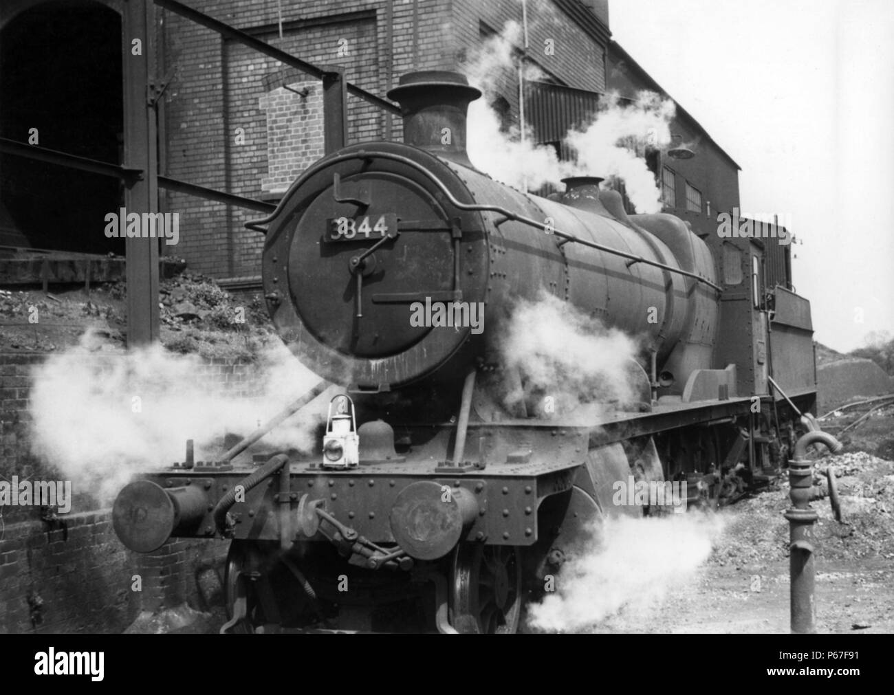 Churchwards 28xx class 2-8-0 introduit sur le Great Western Railway en 1903 imposent des locomotives et la première 2-8-0 pour courir à la Grande-Bretagne. La salle Banque D'Images