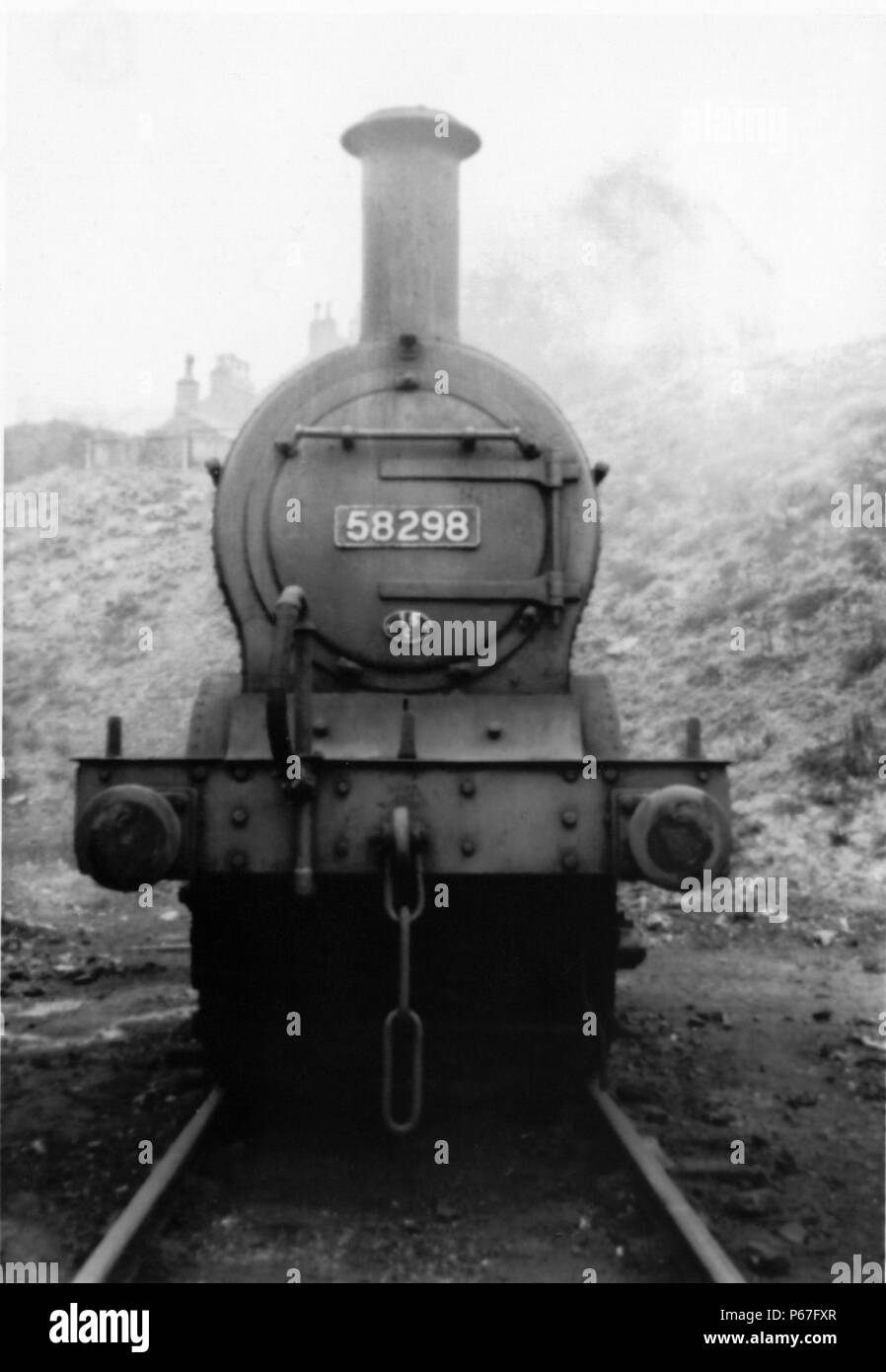 L'ancien chemin de fer intérieur 2F 0-6-0 No 58298 un moteur de Leicester depuis de nombreuses années. Banque D'Images