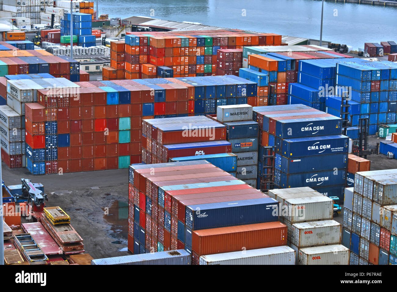 SALERNO, ITALIE - 25 MAI 2018 : Le Port de Salerne, Campanie, Italie. Banque D'Images