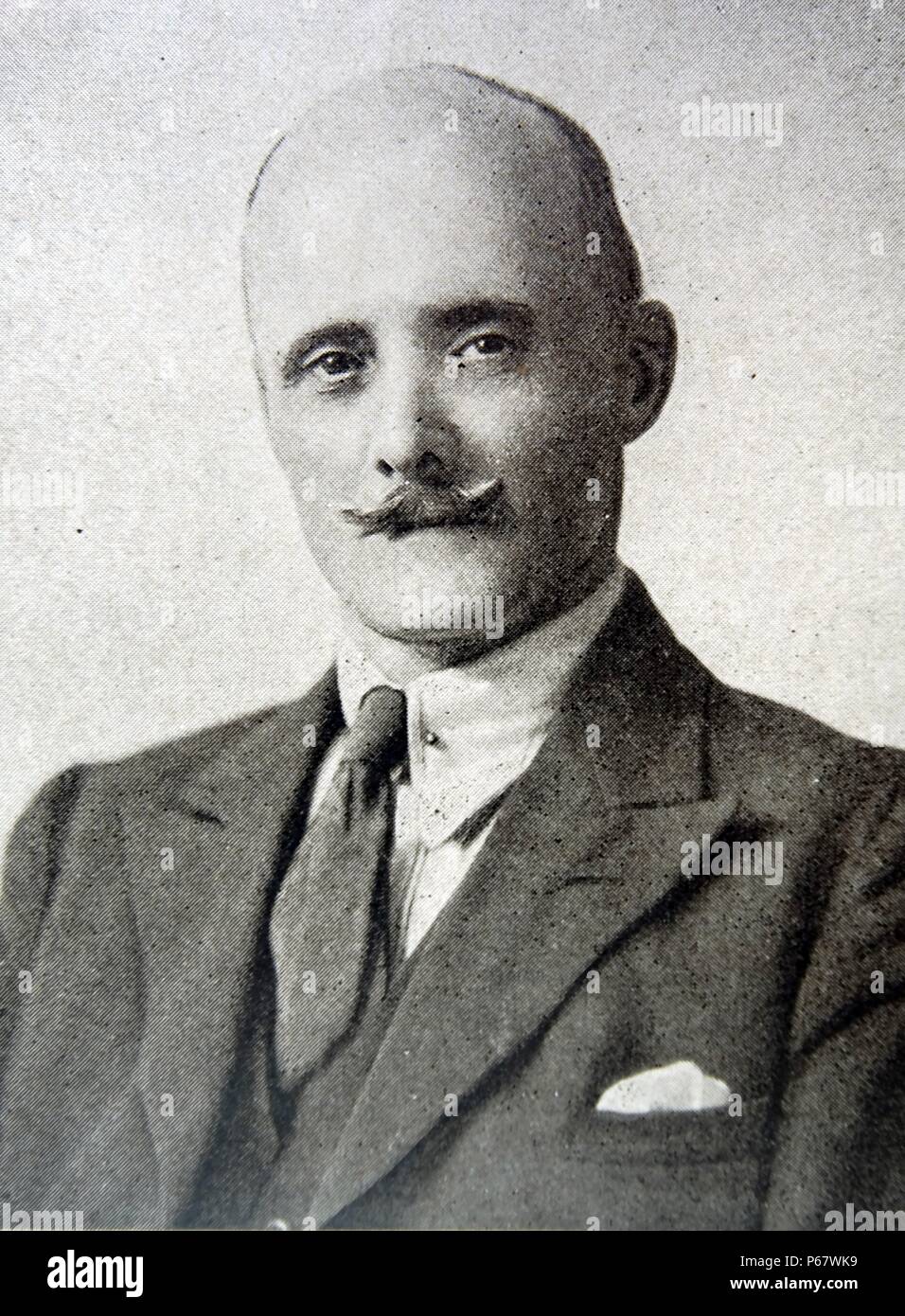 Arthur Pugh (19 janvier 1870 - 2 août 1955) un syndicaliste britannique. Banque D'Images