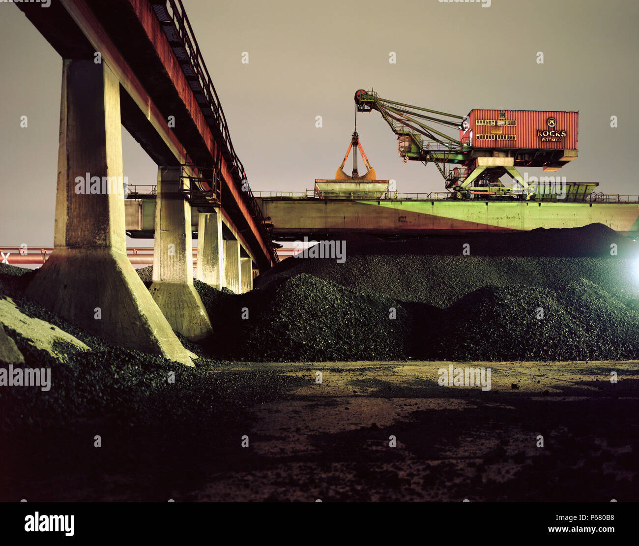 Usine sidérurgique Voest Alpine. Voestalpine AG est une société internationale basée en acier à Linz, Autriche. La société est active dans l'acier, l'automobile, liaisons ferroviaires Banque D'Images