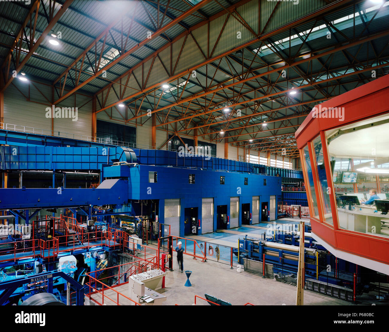 Usine sidérurgique Voest Alpine. Voestalpine AG est une société internationale basée en acier à Linz, Autriche. La société est active dans l'acier, l'automobile, liaisons ferroviaires Banque D'Images