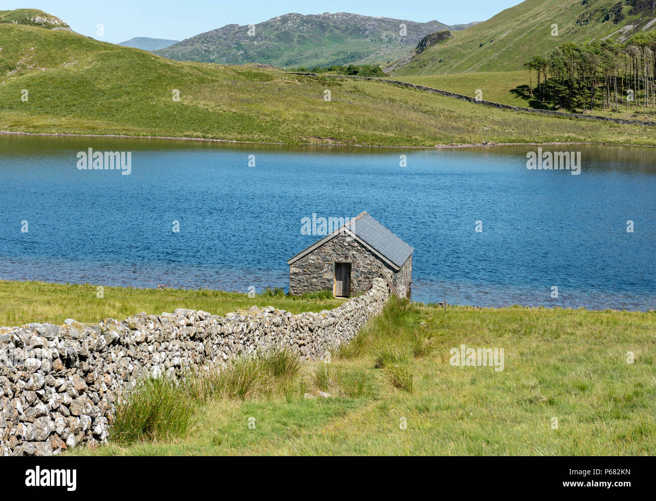 Lacs de Cregennan Banque D'Images