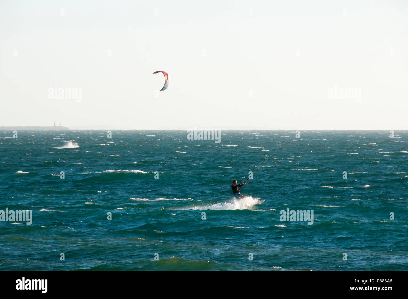 Le kite surf en Australie Banque D'Images