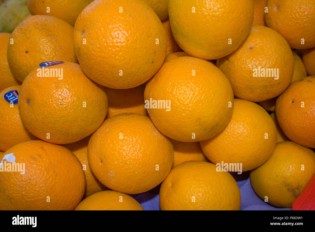 Doux fruit orange mûre au Shop Banque D'Images